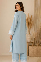2- piece lawn in Ice-Blue