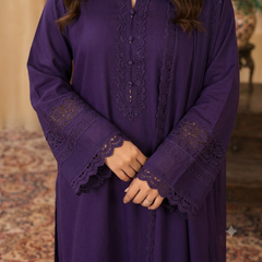 Midnight Orchid Lace Formal