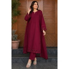 Royal Maroon Classic 3-Piece