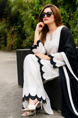 Monochrome Grace Cotton Lawn