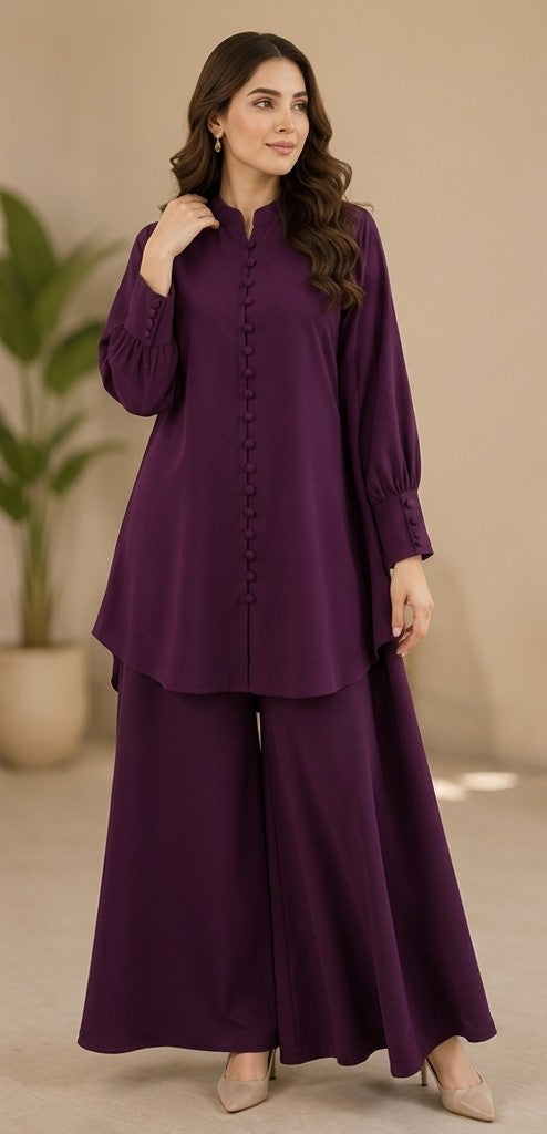 Deep Purple Solid Elegance