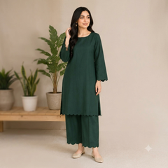 Verdant Scallop Two-Piece