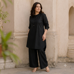 Zarinimra's Effortless Onyx Co-Ord Set